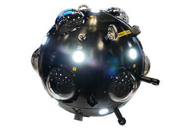 全天球360°カメラハウジング