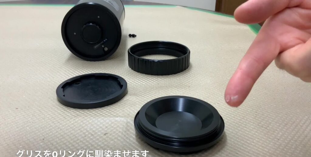 水没を防ぐために。水中機器を使う前のOリングチェック